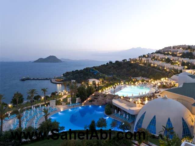 تور ترکیه هتل یاسمین بدروم - آژانس مسافرتی و هواپیمایی آفتاب ساحل آبی